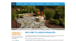 Desktop Screenshot of landscaping4less.net